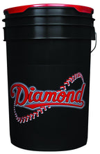 Diamond Sports 6-Gallon Ball Bucket With 30 Dll-1 Little League Baseballs, Black