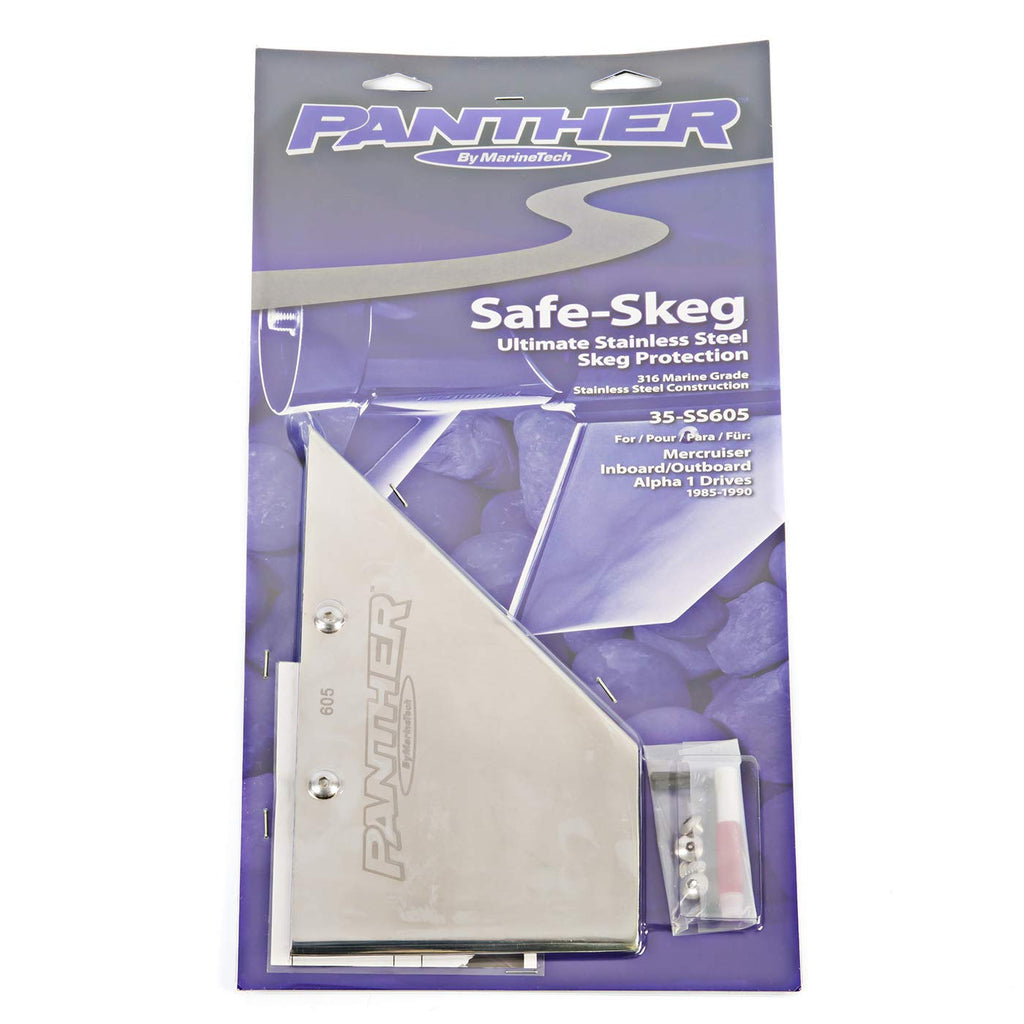 Sierra International 35-Ss605 Marine-Grade Stainless Steel Panther Safe-Skeg For Mercruiser I/O Alpha 1 Drives, 1985 To 1990