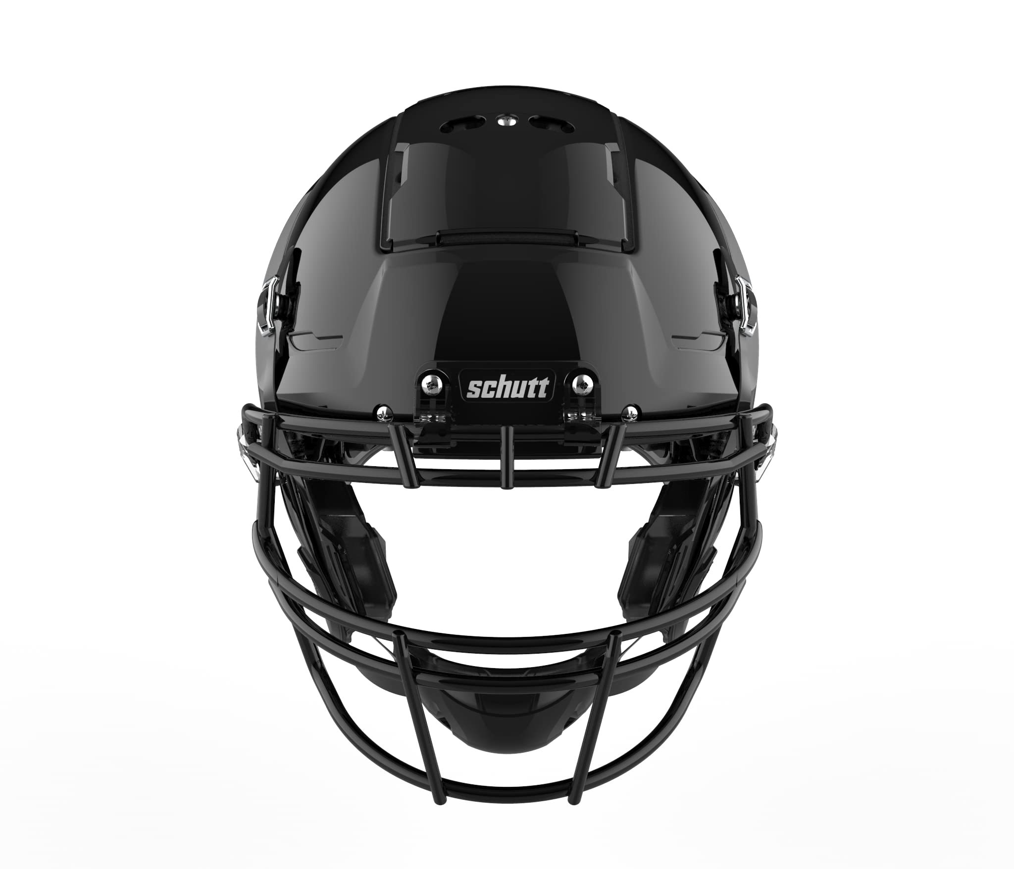 Schutt F7 VTD Collegiate Football Helmet, ROPO NB VC Facemask Attached, Large, Black