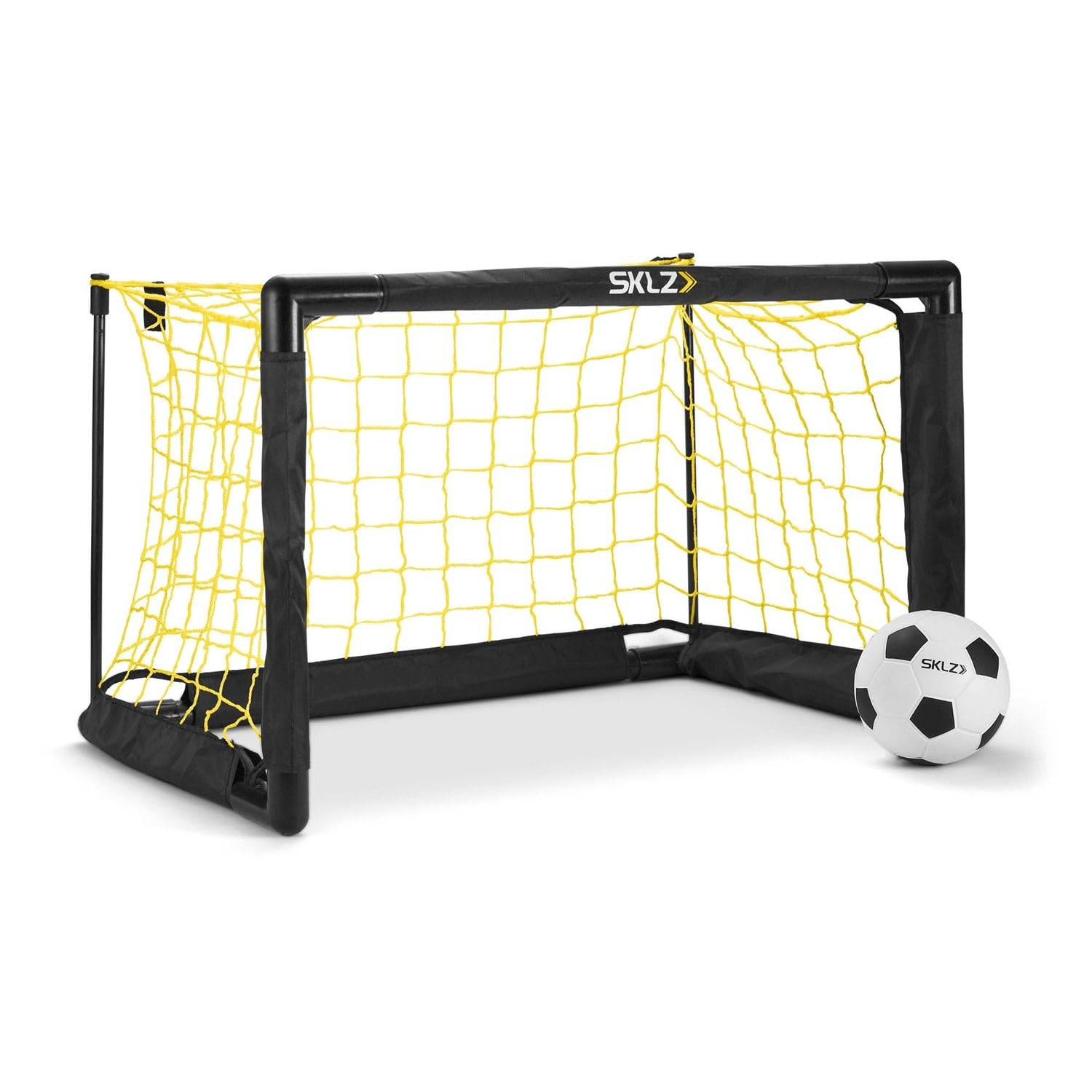 SKLZ Pro Mini Goal, Includes 5 Soft Ball, Easy to Assemble Frame