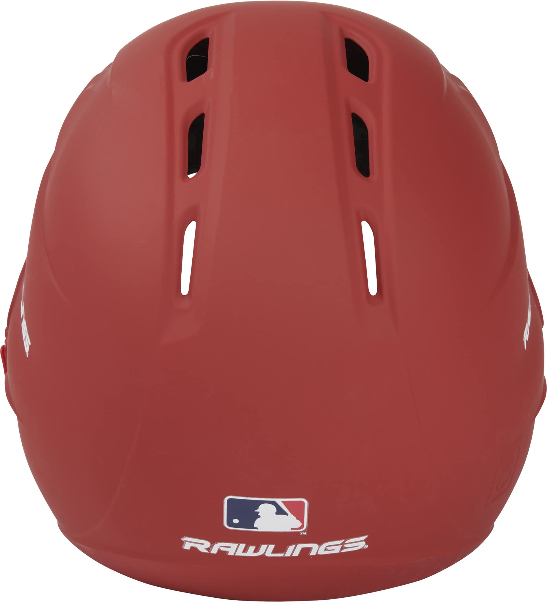 Rawlings | R16 Reversible Ext | Matte Batting Helmet | Reversible Face Guard | Junior | Matte Scarlet