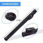 Gse Billiard Cue Cases, 1X1 Deluxe Hard Billiard Pool Cue Stick Carrying Case, Pool Billiards Accessories (Black)