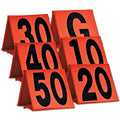 Champro Non-Weighted Football Yard Markers - 13'' X 13'', Colors May Vary