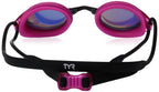 Tyr Blackhawk Racing Femme Mirrored Googles, Gold/Pink/Black, One Size