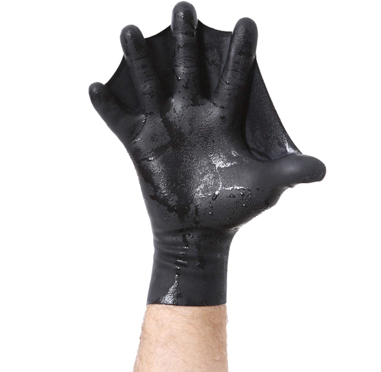 DarkFin Webbed Power Swimming Gloves (1 Pair) for Men, Women, Scuba Diving, Snorkeling, Spearfishing, Surfing in Cold Water, Ult