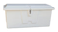 Taylor Made Products White 67.75''L X 27.75''W X 26''H Stow 'N Go Uv-Resistant Polyethylene Waterproof Storage Box With Stainles