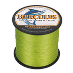 Hercules Braided Fishing Line 1500M 1640Yds 10Lbs-200Lbs Pe Superline 8 Strands (Army Green 15Lb/6.8Kg 0.16Mm)