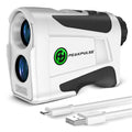 PEAKPULSE 1200 Yds Golf Rangefinder Easy to Clean Slope Magnet Rechargeable 6X Magnification Distance Range Finders Flag Pin Loc