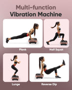 GDCOO Vibration Plate Exercise Machine Vibrating Platform for Fun Lymphatic Drainage and Weight Loss, Vibrant Home Workout Equip