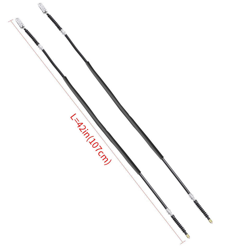 Drive-Up Club Car Ds Brake Cable Kit Stainless Steel Core 2000 & Up 102022101 Driver & Passenger Side Cables