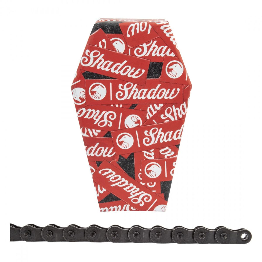 The Shadow Conspiracy Interlock 1/8'' Durable Adjustable Half-Link Bike Chain V2 Compatible With 8T Driver & Up, Black