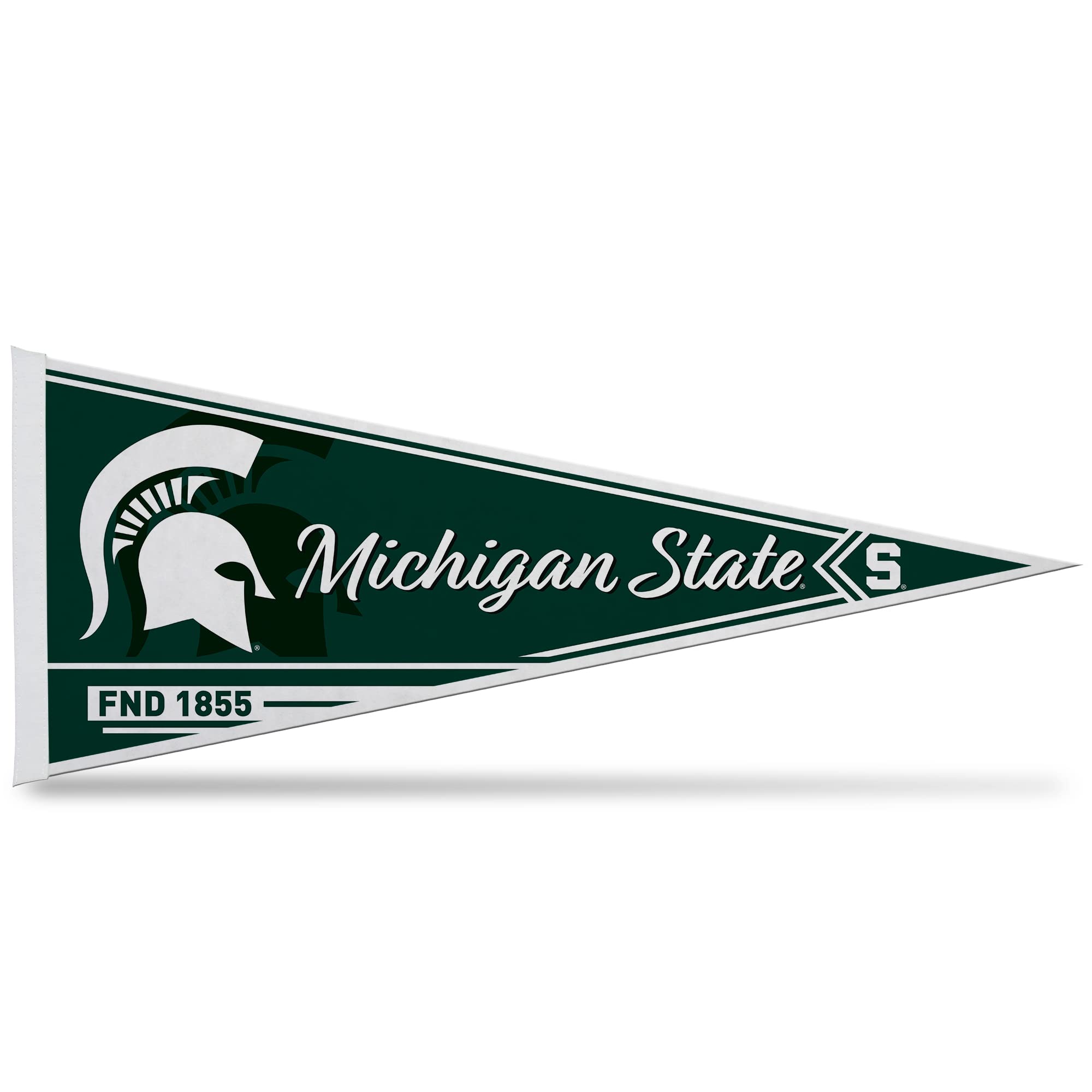 Rico Industries Ncaa Michigan State Spartans Classic 12'' X 30'' Felt Wall D  Cor Pennant - Great For Home/Bed Room/Man Cave D