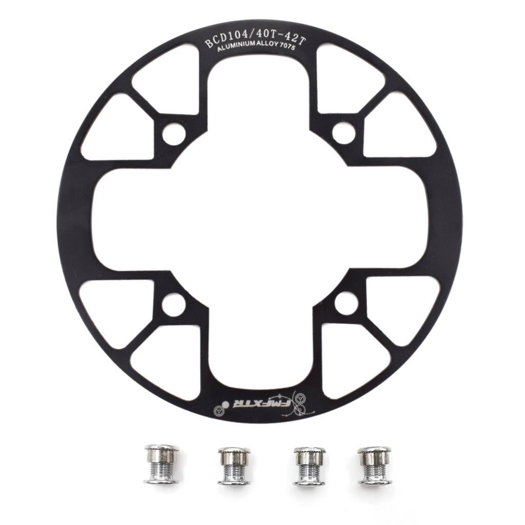 Upanbike Montain Bike Chainring Guard 104 Bcd Aluminum Alloy Chain Ring Protector Cover For 32~34T 36~38T 40~42T Chainring Sproc