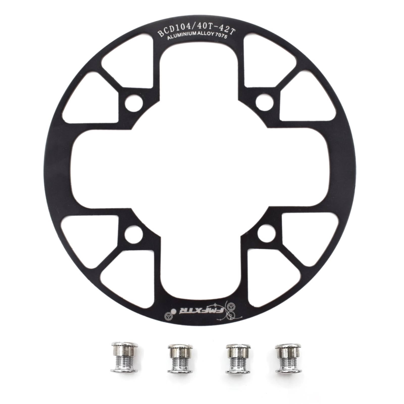 Upanbike Montain Bike Chainring Guard 104 Bcd Aluminum Alloy Chain Ring Protector Cover For 32~34T 36~38T 40~42T Chainring Sproc