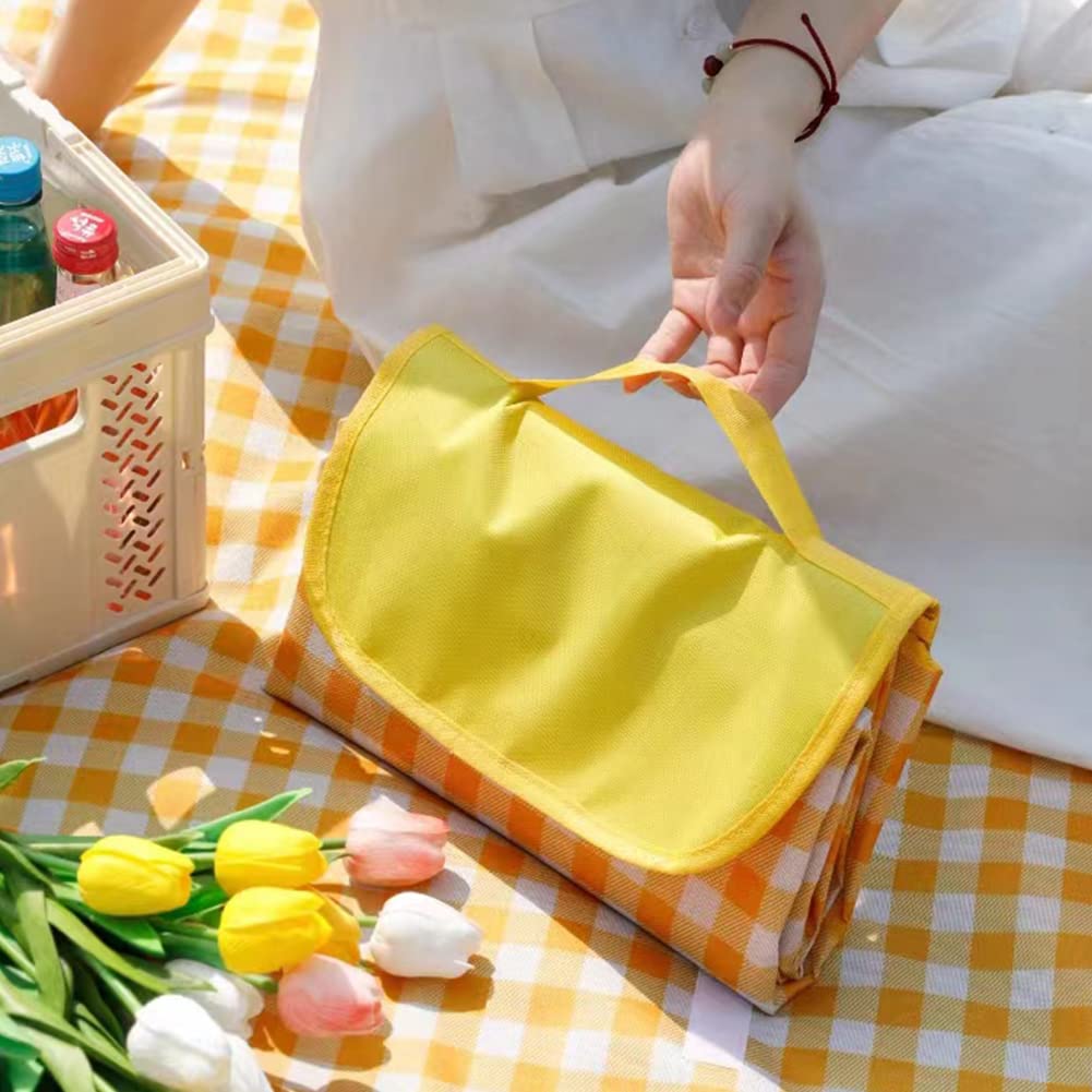 Extra Large Picnic Blanket Beach Blankets, 80''X80'' Picnic Mat Waterproof Sand Proof Foldable Portable For Outdoor Camping Hiki
