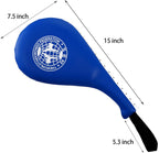 Nicunom 2 Pack Taekwondo Kick Pads, Durable Striking Pad Target Tkd Karate Martial Arts Strike Targets Kickboxing Training, Blue