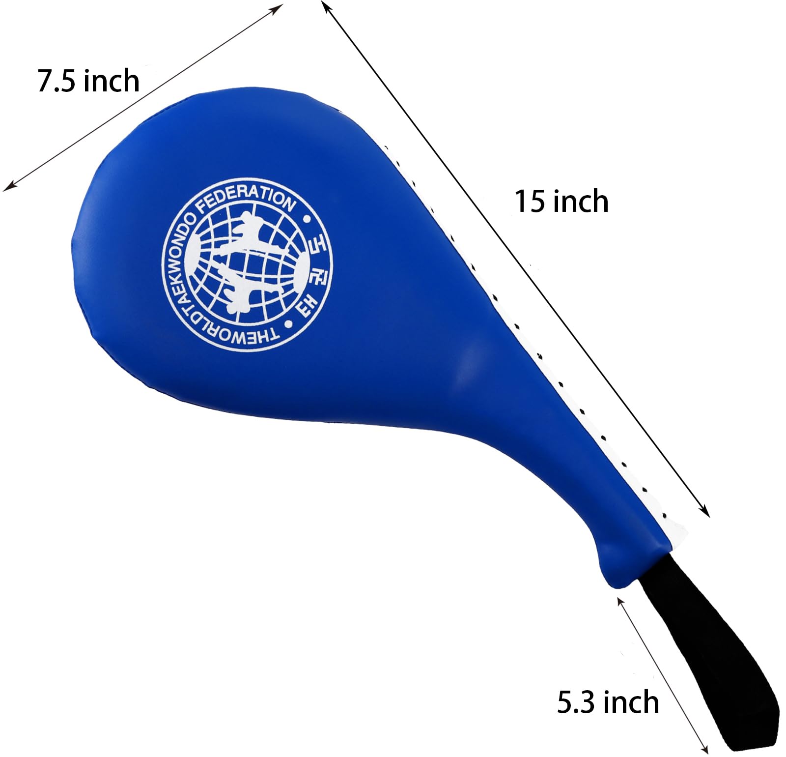 Nicunom 2 Pack Taekwondo Kick Pads, Durable Striking Pad Target Tkd Karate Martial Arts Strike Targets Kickboxing Training, Blue