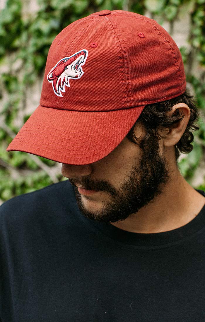 American Needle Blue Line Nhl Team Dad Hat, Arizona Phoenix Coyotes, Cardinal Red (40742A-Pco)