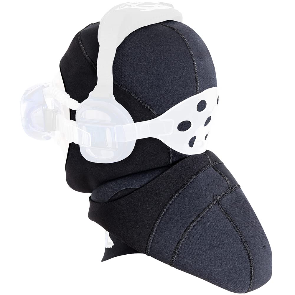 Ist Hd-6 Dual Layer 5Mm Neoprene Dive Hood, Use With Proear Mask (Medium)