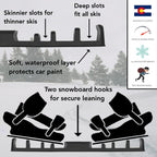 SnoStrip by RigStrips | The Original Protective Magnetic Ski & Snowboard Holder for The Side of Your Vehicle for Paint and Gear