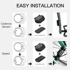 Cycplus Cycling Speed And Cadence Sensor Bluetooth & Ant+ Wireless Bike Cadence Sensor Speed Ip67 Waterproof- C3 X 2
