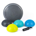 Strongtek Hedgehog Balance Pods With Hand Pump, Stability Balance Trainer Dots Plus Large Balance Pad, Core Body Balancing, Infl