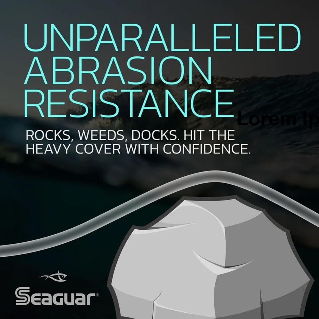 Seaguar Blue Label 100% Flourocarbon Fishing Line Leader, Freshwater, Multiple Sizes, Clear