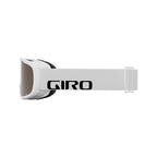 Giro Buster Kids Ski Goggles - Snowboard Goggles For Youth, Boys & Girls - White Wordmark Strap With Amber Rose Lens