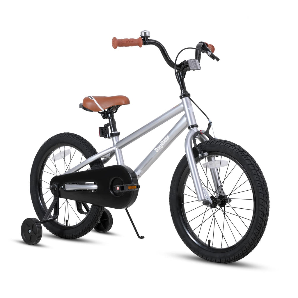 Joystar 18 Inch Kids Bike For Age 5-8 Girls Boys Bikes 5 6 7 8 9 Years Old Bmx Style Children Bicycles With Kickstand Birthday G