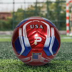 PLAYPRO Country Training Soccer Ball: World Edition (USA - RED, 3)