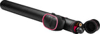 Casemaster Q-Vault Supreme Billiard/Pool Cue Hard Case, Holds 1 Complete 2-Piece Cue (1 Butt/1 Shaft), Black With Pink Trim