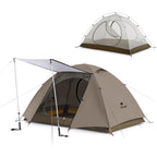 Naturehike P Series 2 Person Tent For Camping, 3 Season Lightweight Backpacking Tent, Double Layer Easy Set Up Ultralight Two Pe