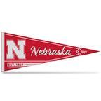 Rico Industries Ncaa Nebraska Cornhuskers Classic 12'' X 30'' Felt Wall D  Cor Pennant - Great For Home/Bed Room/Man Cave D  Cor