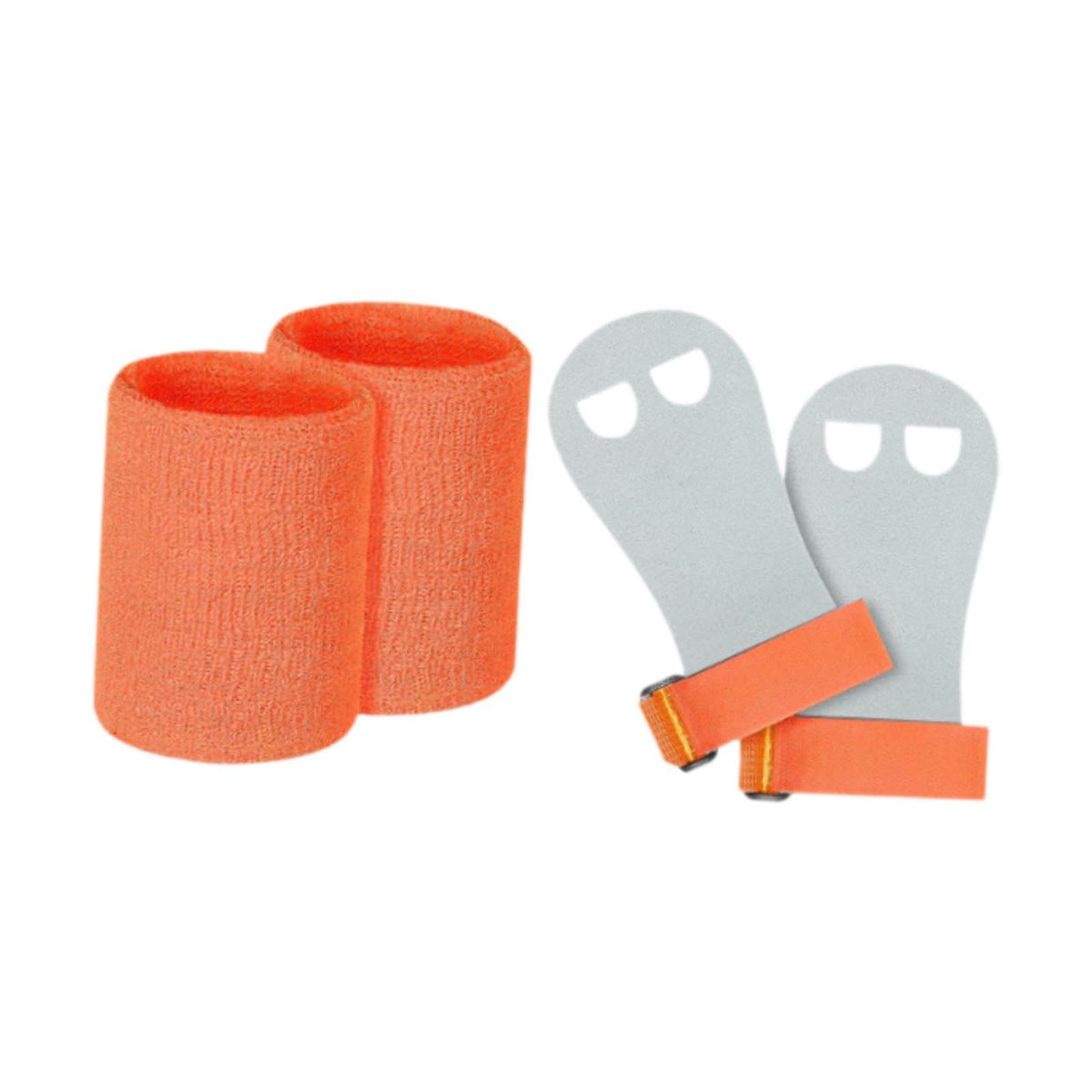 Merishopp Sports Gymnastics Grips Portable Hand Grips For Athletic Sports Pull Up Kids Orange| Sports Equipment | Outdoor Sports