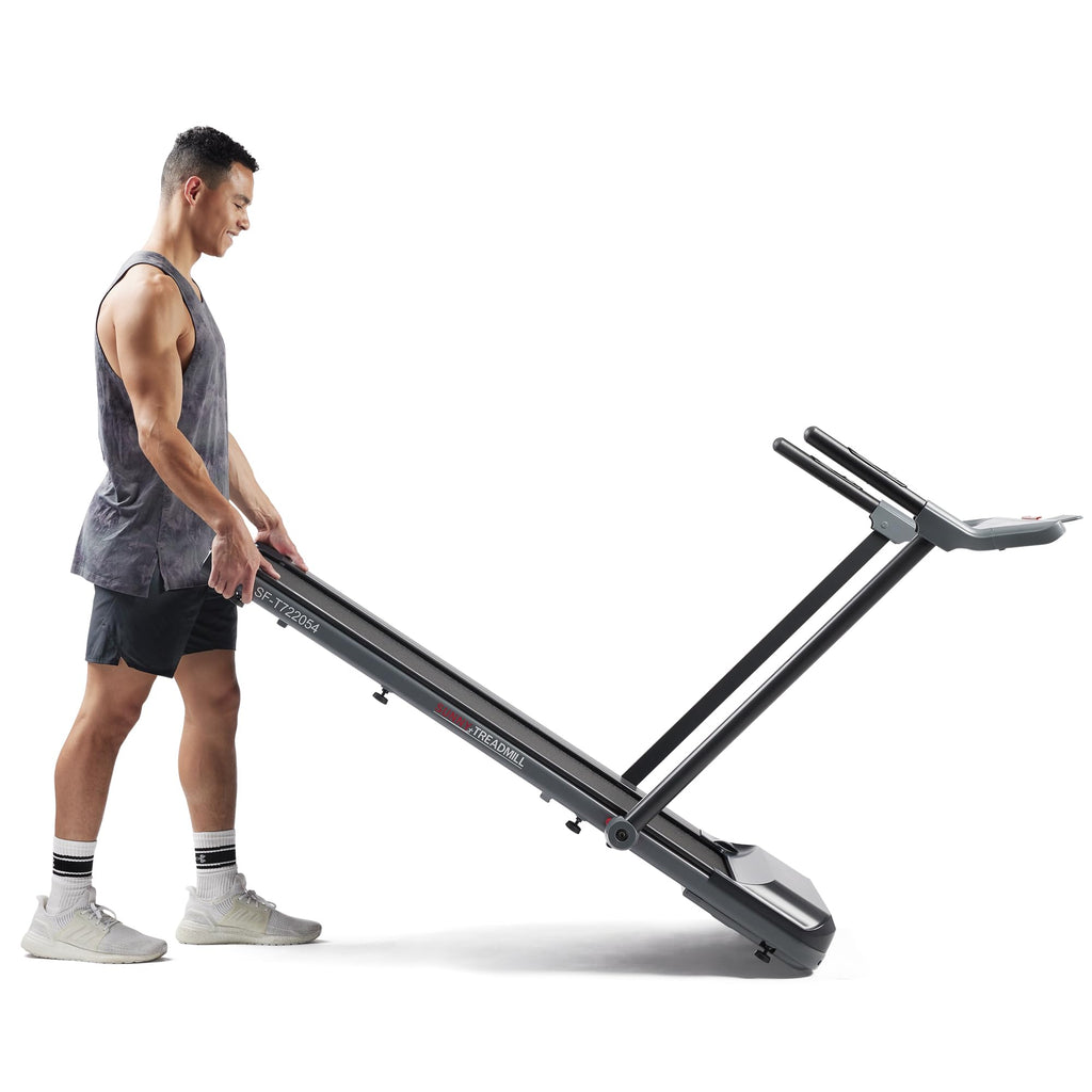 Sunny Health & Fitness Pegasus Smart Treadmill with 20    Wide Running Belt and Customizable Workout Programs, Bluetooth Connect