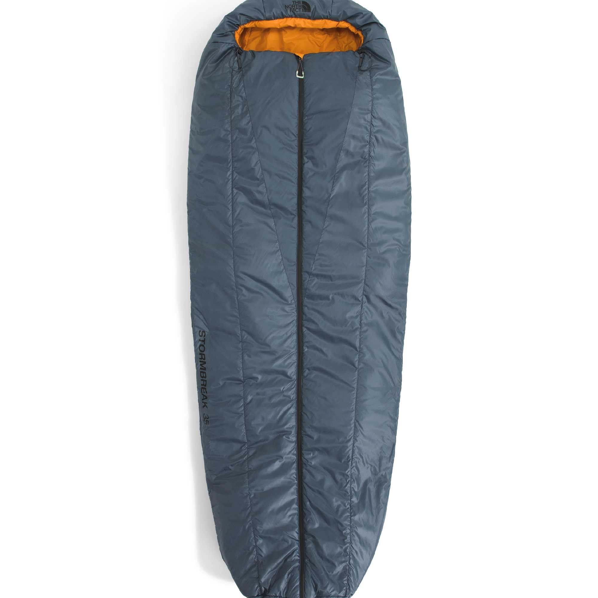 THE NORTH FACE Stormbreak 35F / 1.7C Backpacking Sleeping Bag - Water Repellent, Fully Insulated, Includes Stuff Sack, Granite G