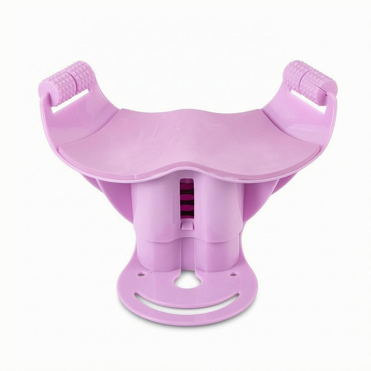 MERISHOPP Hip Training Device with Rollers Ergonomic Torso Muscle with Spring Cushioned Glute Workout Tool for Postpartum Parent