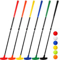 Wettarn 6 Set Golf Putters for Men and Women Two Way Mini Golf Putter with 6 Balls for Right or Left Handed Golfers Adjustable L