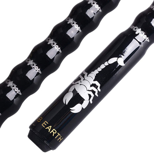 AB Earth 58  Pool Cue/Pool Stick Ergonomic Design Hardwood Canadian Maple 13mm Tip 18-21oz Billiard Cue B1SN, Black 20oz