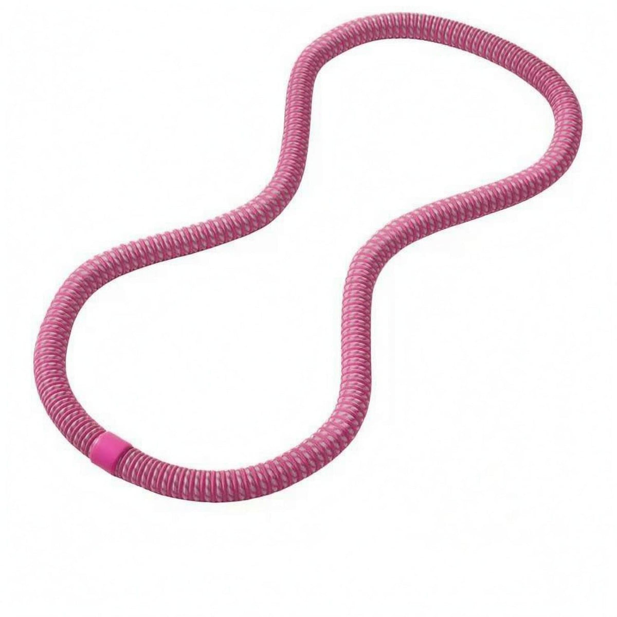 MERISHOPP Silent WaistTraining Hoop Cushioned Exercise Waist Hoop Flexible Spring Structure Springy, Pink, 2.9LB Beginner
