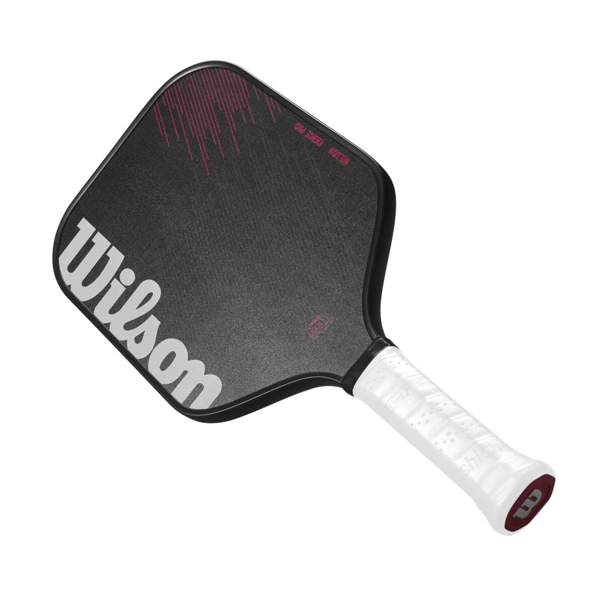 Wilson Fierce Pro 13Mm Pickleball Paddle - Grip Size 2-4 1/4'', Black/White/Red