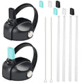 Straw Lids For Hydroflask Wide Mouth(2.28 In) 12 16 18 20 32 40 64 Ounce, Flex Straw Lid For Hydro Flask, Wide Mouth Water Bottl