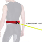 Yyst Swim Bungee Training Belt Swim Resistance Belt Swim Exerciser Belt Swim Tether (One Waist Belt, One Bungee Cord, One Loop),