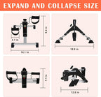 Goredi Under Desk Bike Pedal Exerciser, Upper & Lower Peddler Exerciser For Seniors With Lcd Display, Fitness Folding Arm Leg Wo
