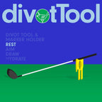 Birdicorn Divot Tool (Blue W/Ball Marker)
