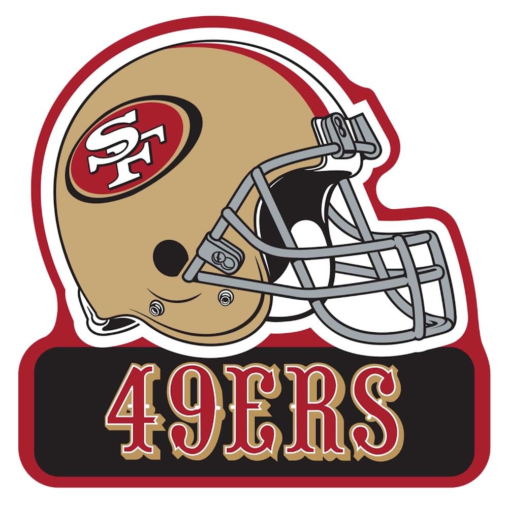 NFL San Francisco 49Ers 3 Heavy Duty Helmet Magnet