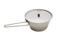 Vargo Titanium Sierra Magna  Ultralight, Strong And Versatile Camp Pot And Bowl Combo