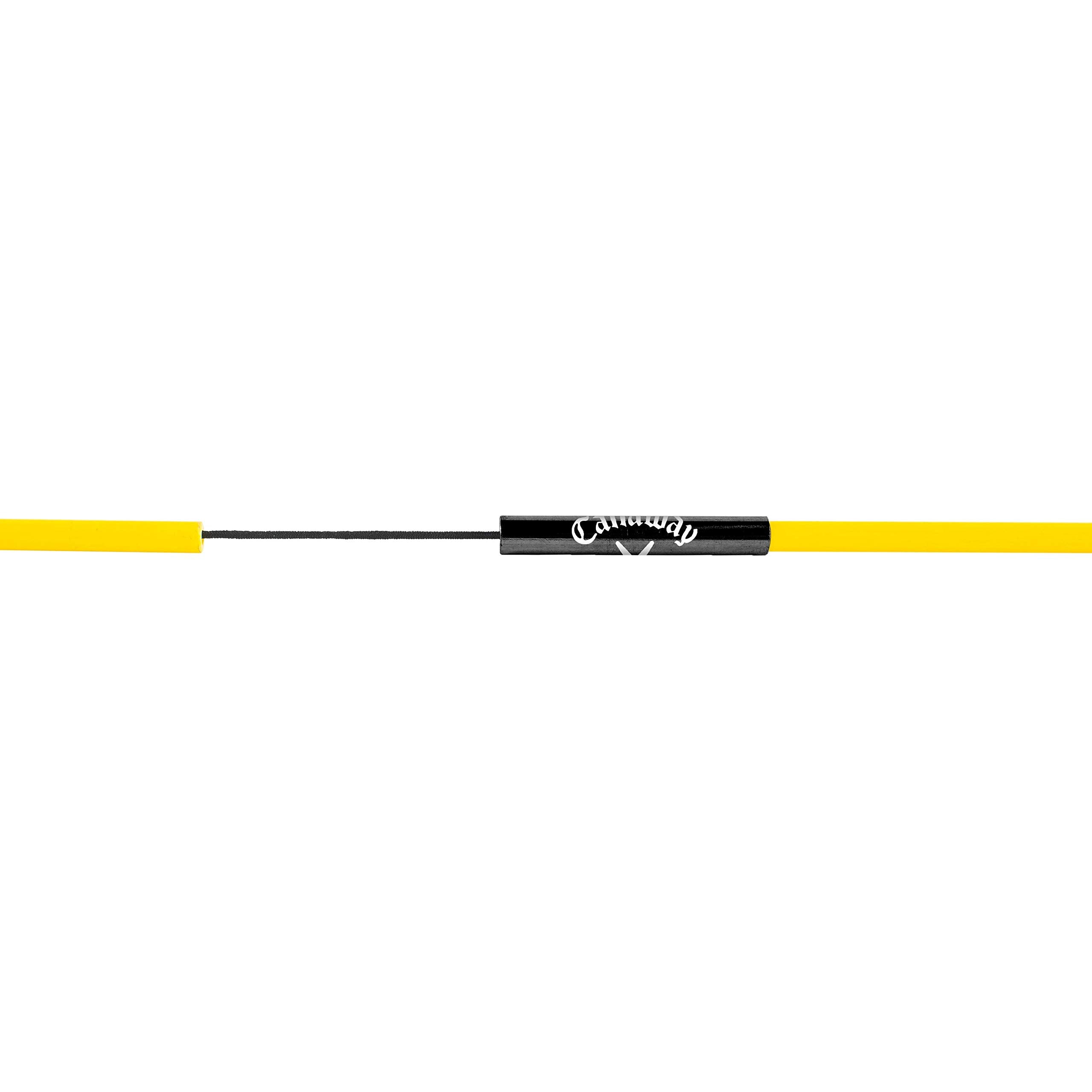 Callaway Alignment Stix, Golf Swing Trainer, Yellow, 48 Inches, (Set Of 2)