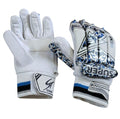 NE NEPTUNE Cricket Club Youth Super Batting Gloves Right Handed Lightweight PVC Material,White Leather,Cotton Palm Best for Beg