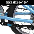 Kickstand For 16 18 20 Inch Kids Bicycle, Bike Kickstand Center Mount Adjustable Aluminum Alloy Kick Stands For 16-20 Inch Kids